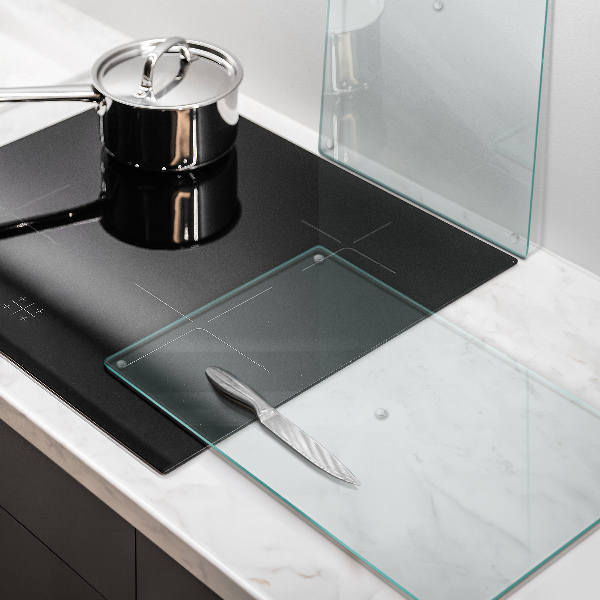 Glas Herdabdeckplatte 2x30x52 cm