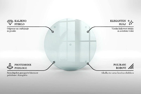 Glas Ceranfeldabdeckung Spritzschutz 30 cm