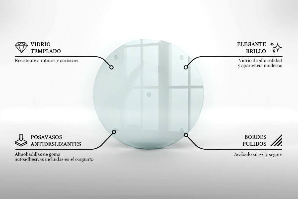 Glas Ceranfeldabdeckung Spritzschutz 30 cm
