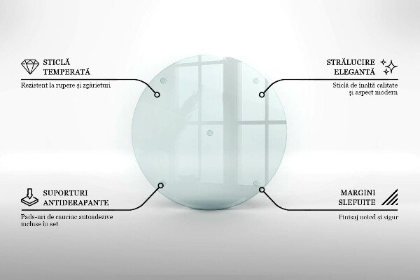 Glas Ceranfeldabdeckung Spritzschutz 40 cm