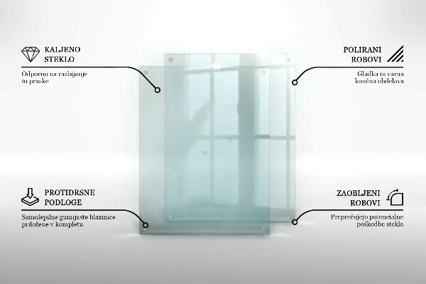 Glas Ceranfeldabdeckung 52x40 cm