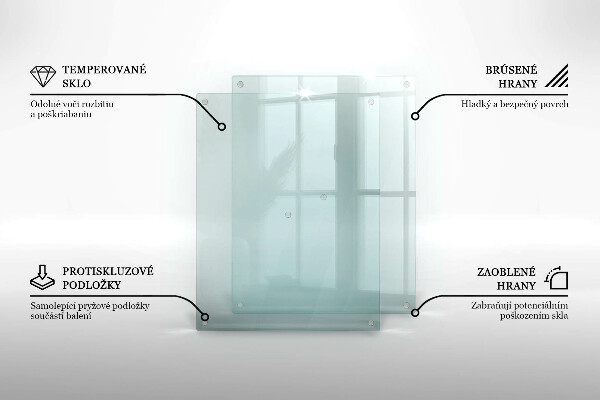 Glas Ceranfeldabdeckung 52x40 cm