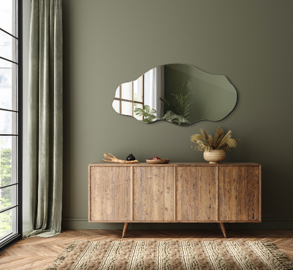 Asymetrischer Spiegel Fleck 45x90