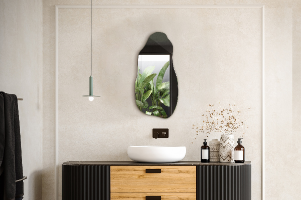 Spiegel unförmig Originalaufhängung 50x100