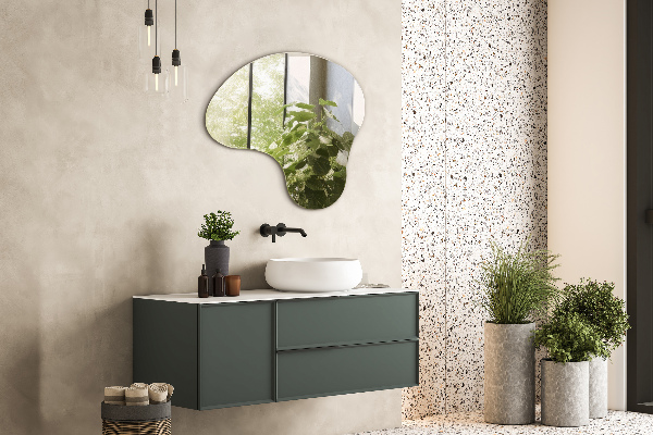 Spiegel organischer ohne rahmen 58x58 cm