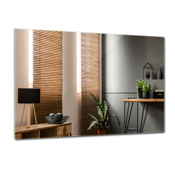 Modern spiegel rechteckig ohne rahmen 60x40 cm