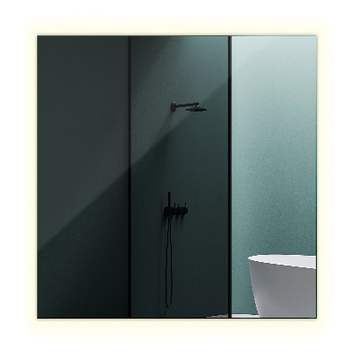 Led spiegel rechteckiger 50x50 cm