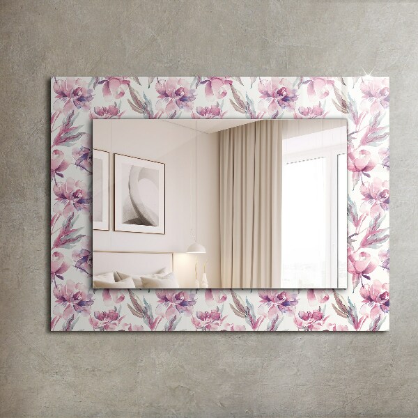 Spiegel ornamente Lila florale Muster