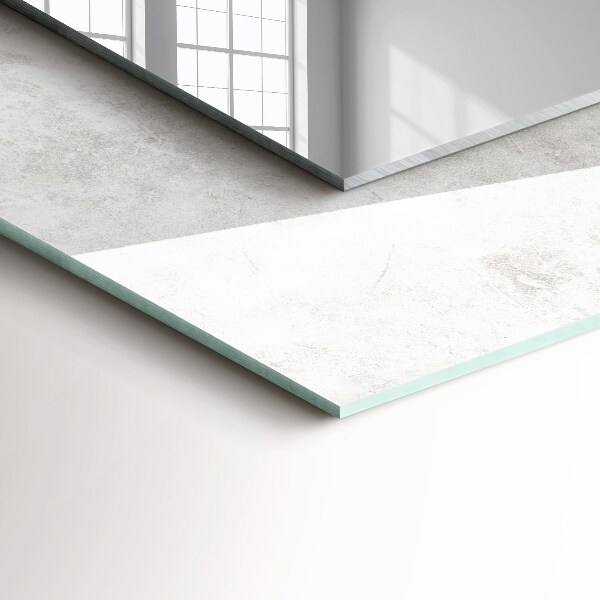 Spiegel mit ornamenten Graues Texturmuster