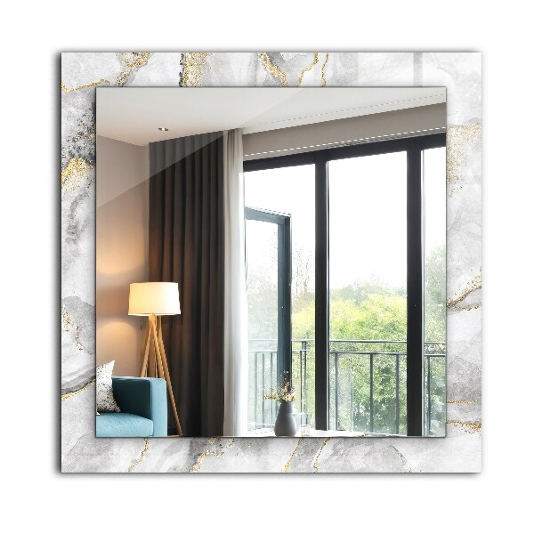 Bedruckter spiegel Marmor mit Adern