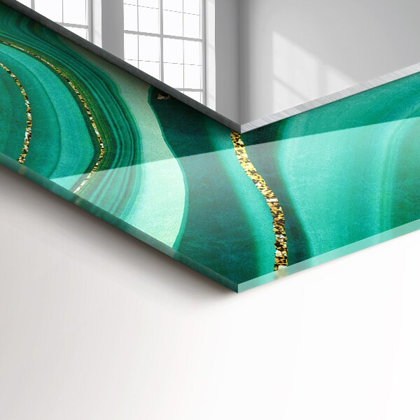 Spiegel ornamente Abstrakte grüne Textur