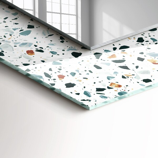 Spiegel ornamente Terrazzo-Mosaik-Muster
