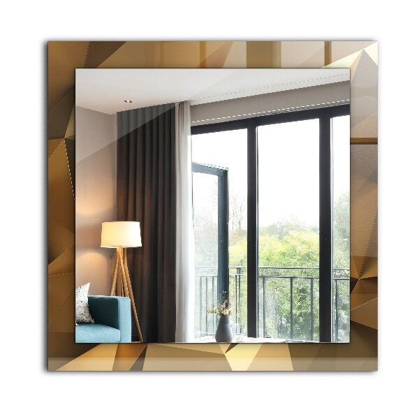 Spiegel mit aufdruck Geometrische Formen