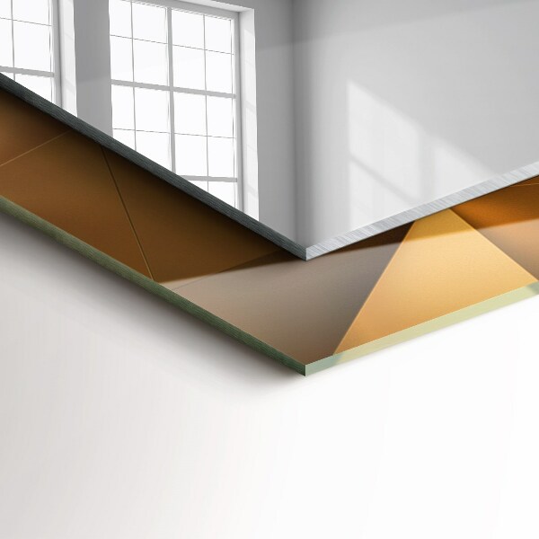 Spiegel mit aufdruck Geometrische Formen