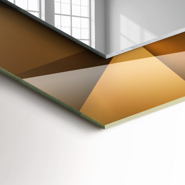 Spiegel mit aufdruck Geometrische Formen