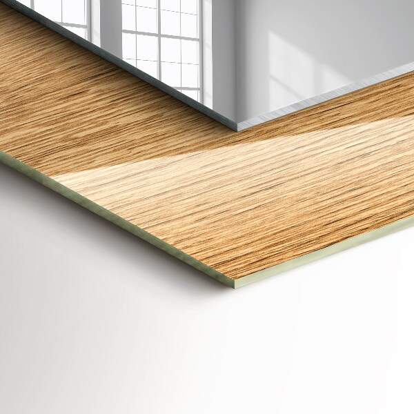 Spiegel mit ornamenten Holz mit Textur