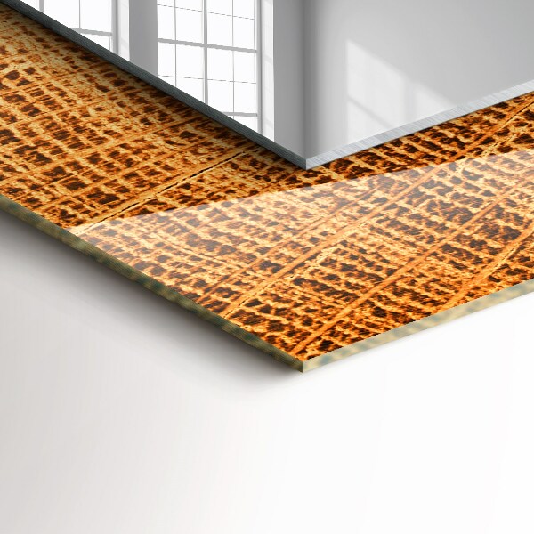 Bedruckter spiegel Querschnitt von Baumstammringen