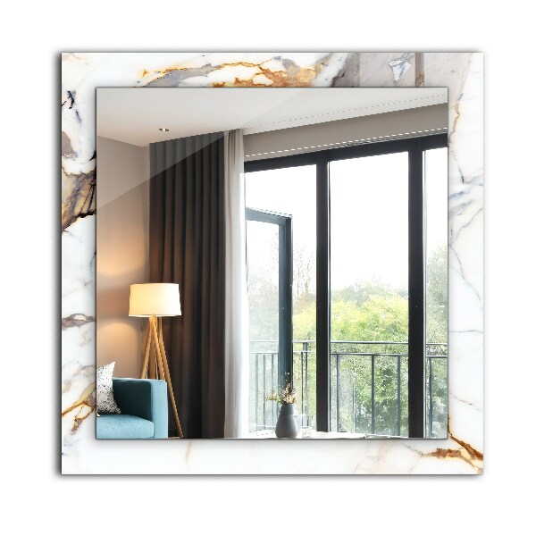 Spiegel mit motivdruck Marmor mit Adern