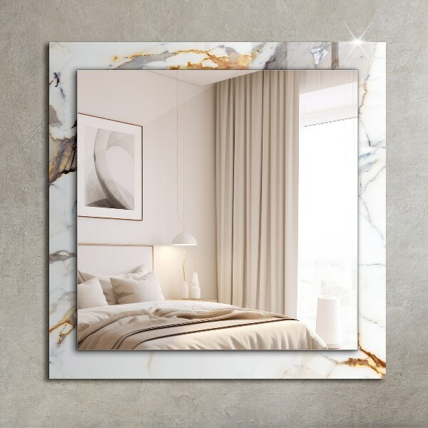 Spiegel mit motivdruck Marmor mit Adern