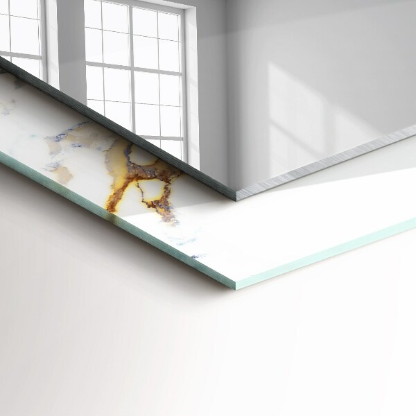 Spiegel mit motivdruck Marmor mit Adern