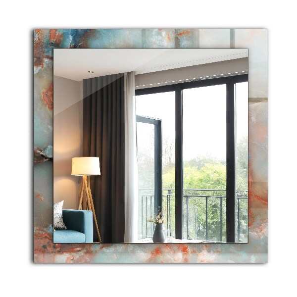 Spiegel ornament Abstrakte farbige Textur