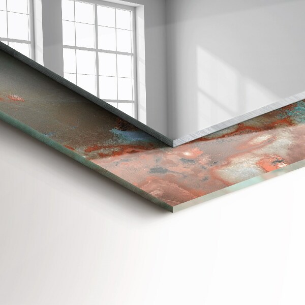 Spiegel ornament Abstrakte farbige Textur