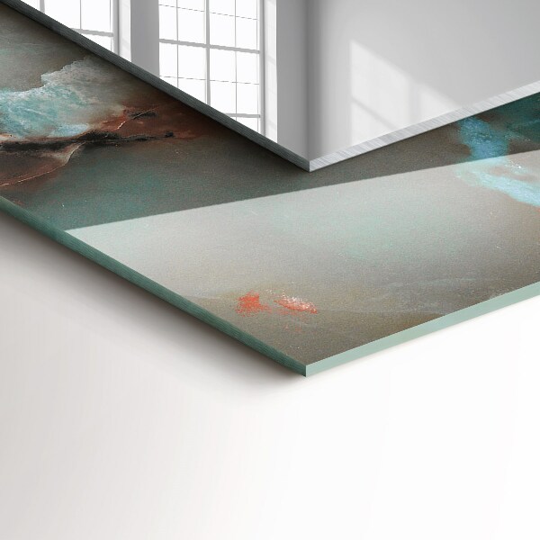 Spiegel ornament Abstrakte farbige Textur