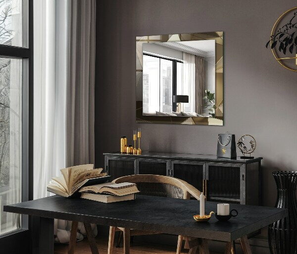 Spiegel mit aufdruck Geometrische Formen