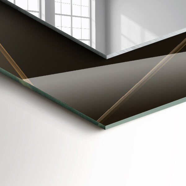 Spiegel mit aufdruck Geometrische Formen