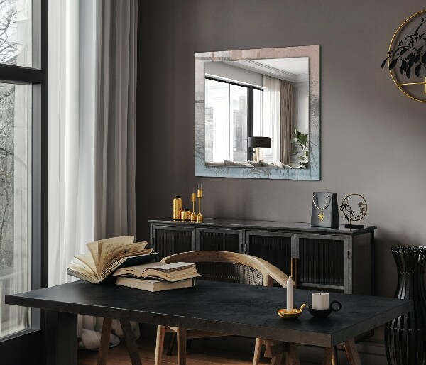 Dekorative spiegel Pastellfarbene Pflanzen