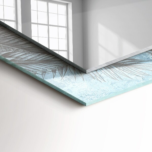 Dekorative spiegel Pastellfarbene Pflanzen