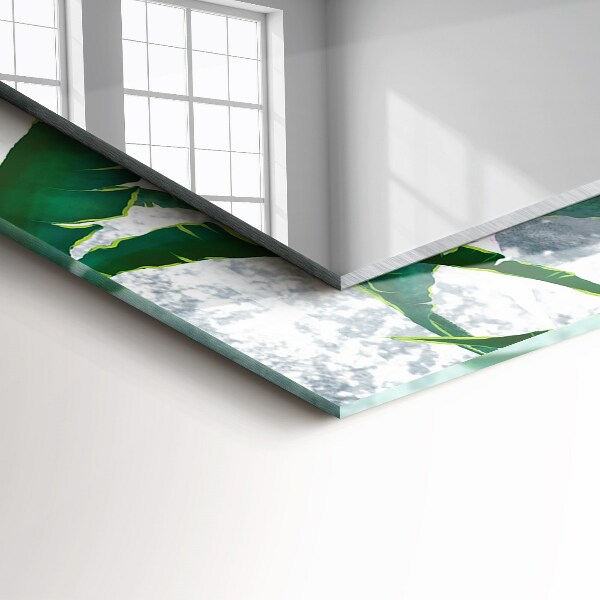 Spiegel ornament Grüne Blätter Pflanzen