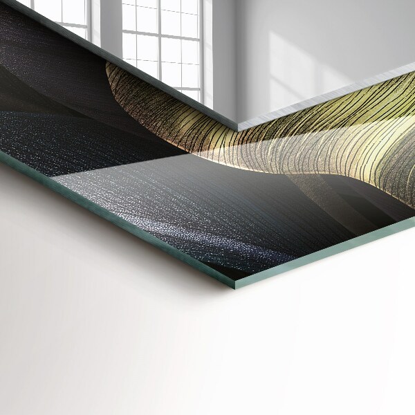 Dekorative spiegel Farbige Pflanzenblätter