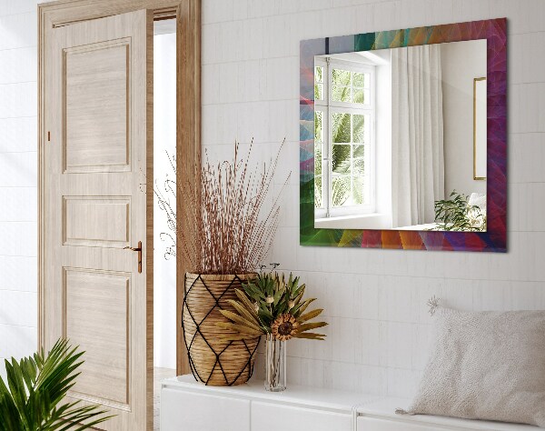 Spiegel mit ornamenten Bunte abstrakte Spirale