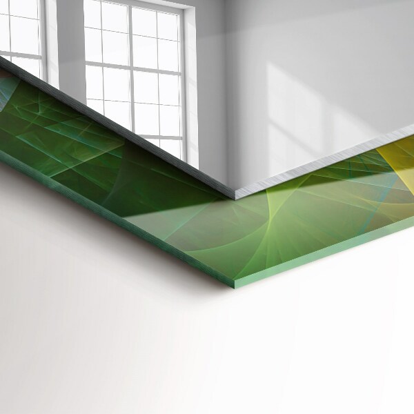 Spiegel mit ornamenten Bunte abstrakte Spirale