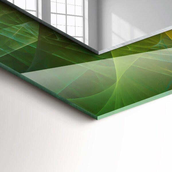 Spiegel mit ornamenten Bunte abstrakte Spirale