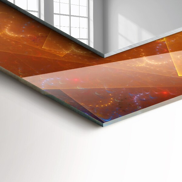 Spiegel ornamente Farbenfrohe fraktale Spirale