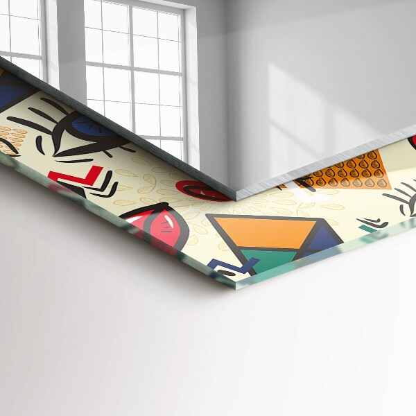 Dekorativer spiegel Augen-Mund-Formen