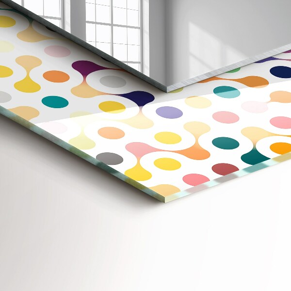 Spiegel ornament Farbiges geometrisches Muster