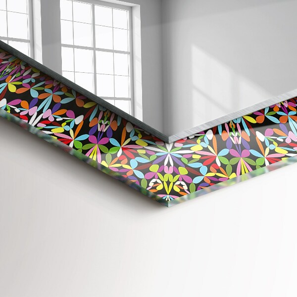 Bedruckte spiegel Buntes Mandala-Muster