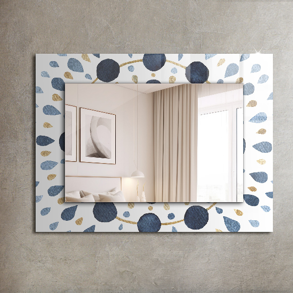 Dekorativer spiegel Abstraktes Mandala-Muster