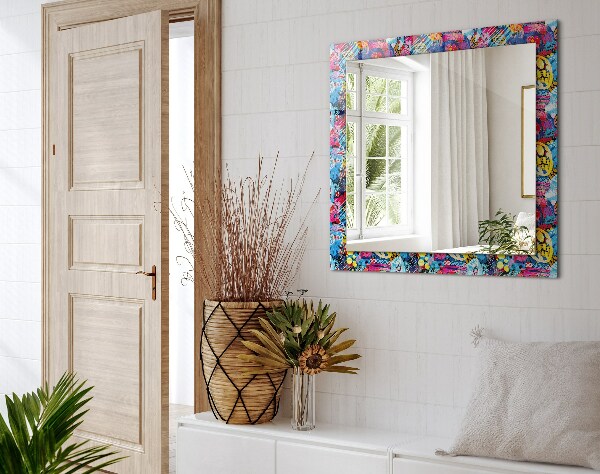 Dekorative spiegel Buntes abstraktes Muster