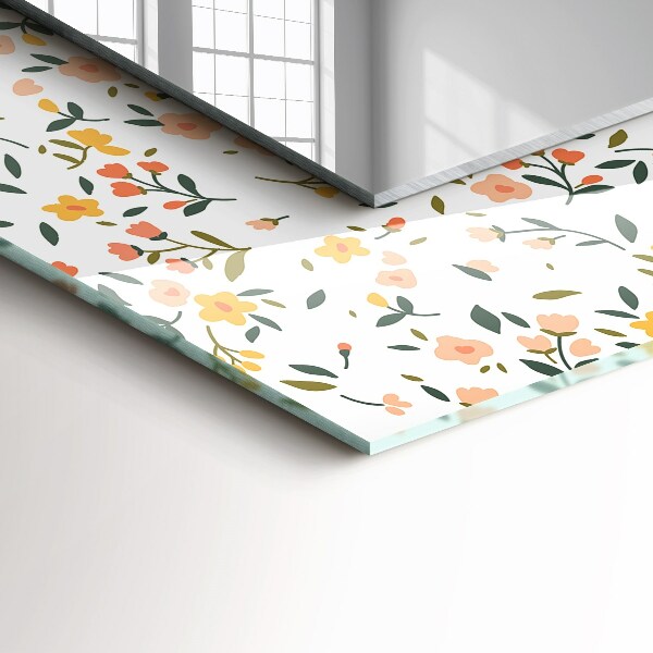 Spiegel ornament Florales Stoffmuster