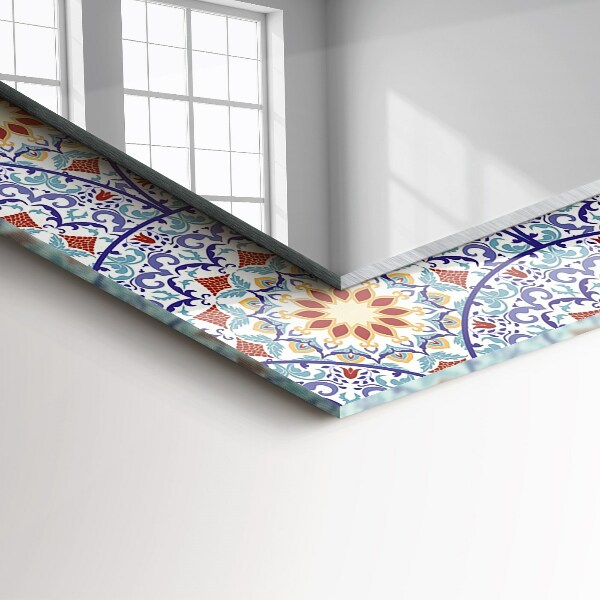 Spiegel mit ornamenten Mandalas