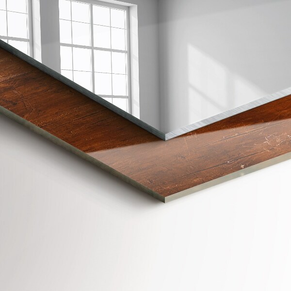 Spiegel mit zierrahmen Alter Holztisch