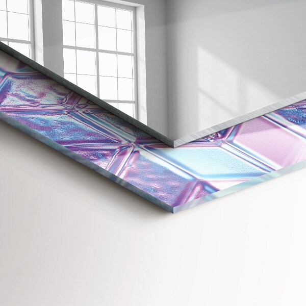 Spiegel ornament Transparente farbige Würfel