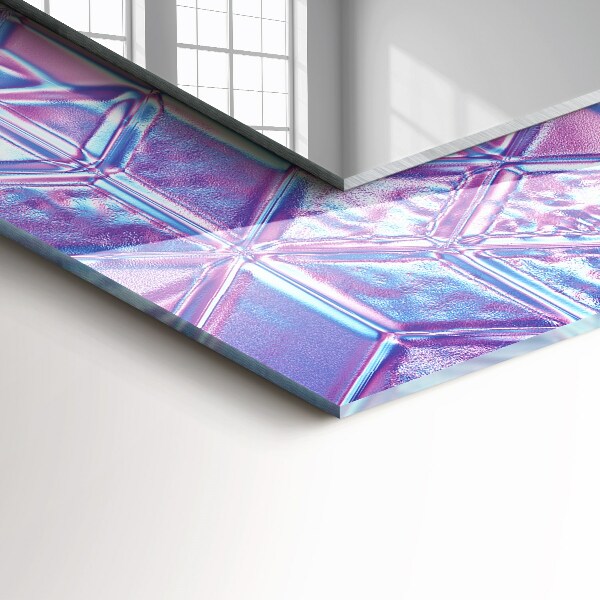 Spiegel ornament Transparente farbige Würfel