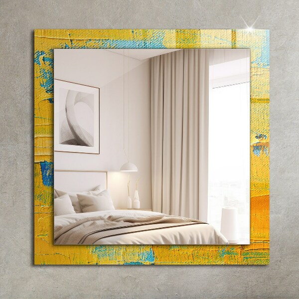 Spiegel mit ornamenten Abstraktes Ölgemälde