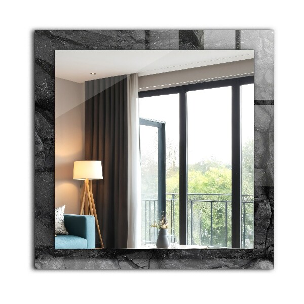 Dekorative spiegel Schwarze Felsenrisse