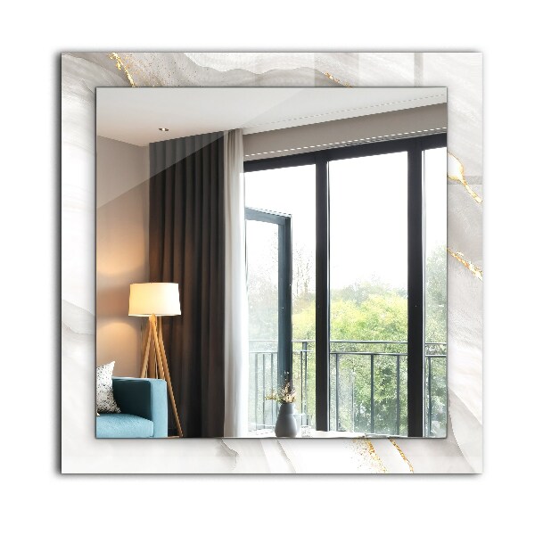 Spiegel mit aufdruck Grauer Marmor